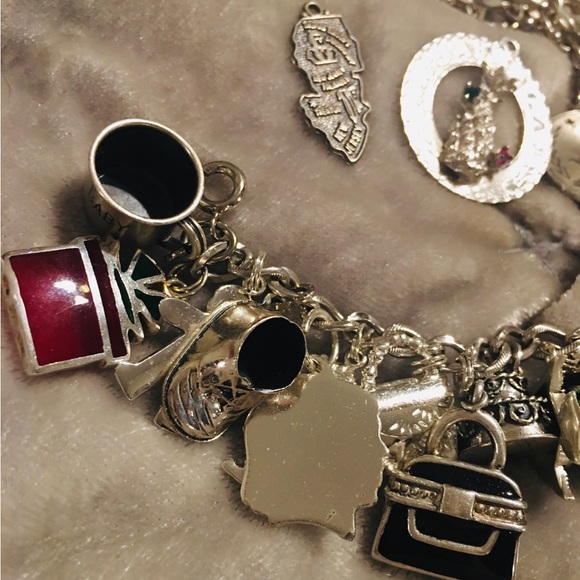 Sterling Silver 925 Charm Bracelet Lot with additional Charms. “NOT SCRAP”! - Picture 14 of 16